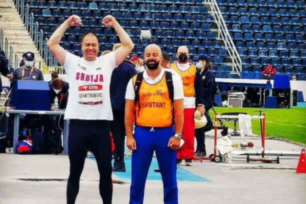 EVROPSKA BRONZA ZA SRBIJU! Ministar Udovičić čestitao našem paraatletičaru na velikom uspehu: Tvoja medalja je NAJBOLJA MOTIVACIJA pred Tokio! STEFANE, SVAKA ČAST (FOTO)