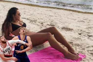 (FOTO) BRUTALNO GA SPUSTILA: Jedna od najlepših košarkašica sveta UNIŠTILA Nurkića zbog Jokića, Srbinu posle ovoga ne treba MVP titula!