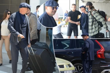 MIHAJLOVIĆ U SRBIJI! Siniša sa porodicom stigao u Beograd, DOVEO I ZETOVE! (FOTO, VIDEO)