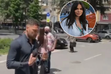 DUŠKO TOŠIĆ DOŠAO DA DA IZJAVU POVODOM PRETNJI NOVINARKI, pa pobegao od NAŠIH FOTO-REPORTERA!