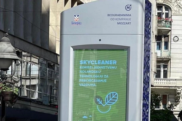 SJAJNA VEST ZA BEOGRAĐANE: Postavljen Skajliner, inovativni prečišćivač vazduha