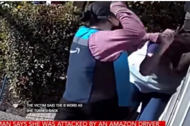 RADNICA BRUTALNO PRETUKLA MUŠTERIJU! Svom snagom je udarala pesnicom u glavu (VIDEO)