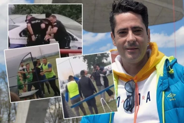 (VIDEO) EKSKLUZIVNI SNIMAK HAPŠENJA SAŠE JOKSIMOVIĆA: Glumac tvrdio da nije pravio HAOS, ali video govori više od 1000 reči! BRUKA!