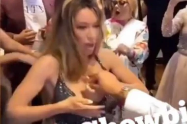 (VIDEO) PUNU RUKU PARA POKUŠAO DA JOJ ZAVUČE U DEKOLTE: Tea Tairović se ZGROZILA, pa uradila nešto POTPUNO NEOČEKIVANO!