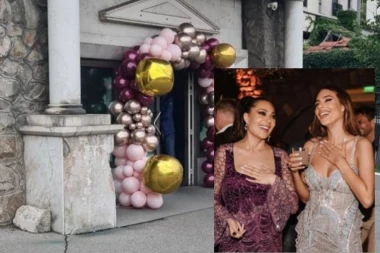 CECINA KUĆA ŠLJAŠTI OD UKRASA I BALONA, A OVAKO IZGLEDA ANASTASIJA: Počinje slavlje u pevačicinom domu!