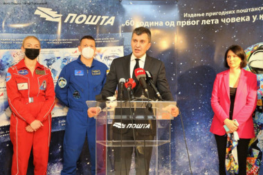 Ruski kosmonauti zatvorili izložbu "Srpska i ruska filatelija o kosmosu"