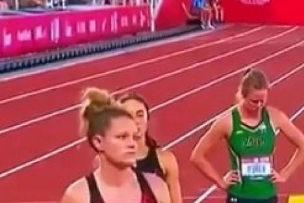 (VIDEO) ŠOKANTNE SCENE: Trčala u kvalifikacijama za OI u petom mesecu TRUDNOĆE, pa nije mogla da izdrži!