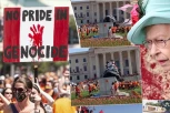 ELIZABETU II KRIVE ZA SMRT 1.000 DOMORODAČKE DECE! Nemiri eksplodirali u Kanadi, besni demonstranti traže pravdu i RUŠE KRALJIČINE STATUE!