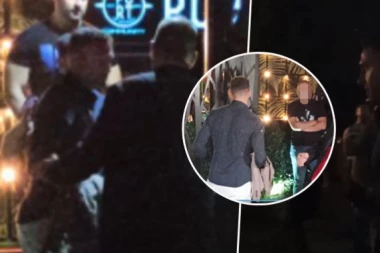 (VIDEO) TOŠIĆ SE POJAVIO NA KARLEUŠINOM NASTUPU, IZBIO ŽESTOK SKANDAL: Obezbeđenje iskočilo ispred fudbalera, A ONDA JE NASTAO HAOS!