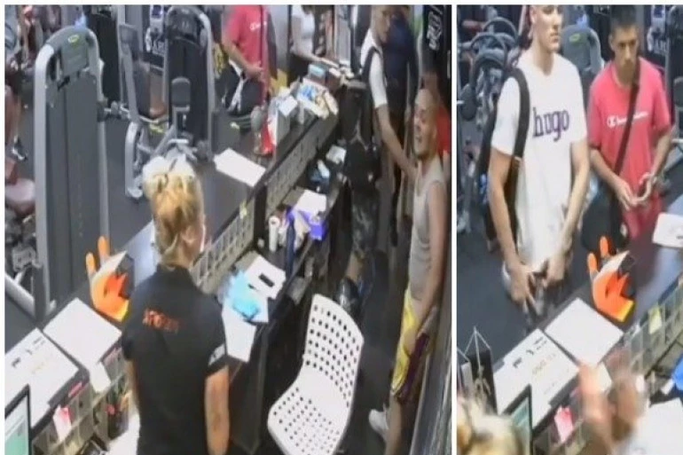 (VIDEO) UHAPSITE ODMAH SILEDŽIJU! Nasilnik brutalno pretukao radnicu u teretani na Novom Beogradu!