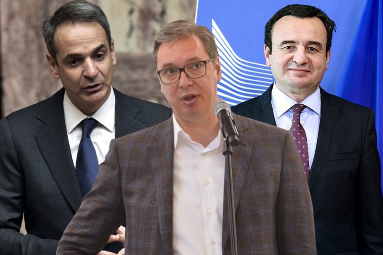 MICOTAKIS ĆE SE SASTATI SA KURTIJEM IAKO NE PRIZNAJU KOSOVO! Vučić: "Čudan format sastanka u Atini"