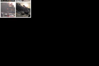 (FOTO, VIDEO) UŽAS SA LICA MESTA! Magacin izgoreo do temelja, vatrogasci zabrinuti: Ne znamo ima li opasnih materija