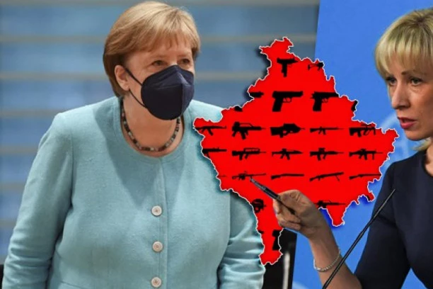 POCEPALI SU SRBIJU I SAD ŠALJU ORUŽJE NA KOSOVO ZA KOJE SAMI TVRDE DA JE OGREZLO U KRIMINAL! Zaharova lupila žestoku šamarčinu Merkelovoj!