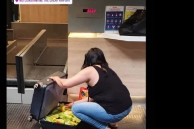 U NEMAČKOJ IMA SVEGA, OSIM PAPRIKA! Neverovatna fotografija sa niškog aerodroma nasmejala SRBIJU