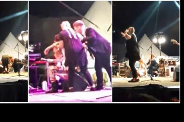 (VIDEO) KARMA JOJ VRATILA? Severinu nakon skandala sa izjavama poterao maler, SRUŠILA se nasred bine u toku koncerta, a onda se desilo OVO!