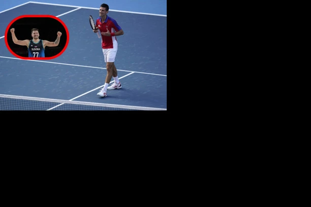 BRANE MU DA GLEDA ĐOKOVIĆA: Dončić GORI OD ŽELJE da prati polufinale, ali je naišao na BLOKADU!