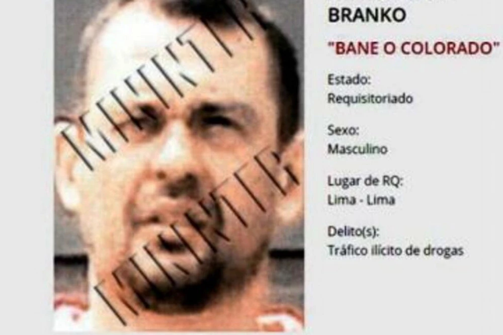 (FOTO) OVO JE BANE KOLORADO, NAJVEĆI NARKO-BOS U PERUU: Za Srbinom raspisana poternica, za njegovo hapšenje nudi se 25.000 dolara!