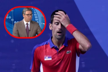 HIT SNIMAK SA BEOGRADSKOG AERODROMA: Bakica IZAZVALA salve smeha, ne može da se odluči ko joj je draži, Đoković ili Vučić! (VIDEO)