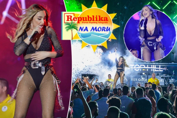 (FOTO) Maya Berović napravila spektakl u Top Hill-u!