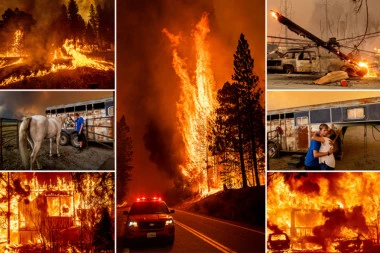 (FOTO) DIKSI PRŽI SVE PRED SOBOM: Ugrožene HILJADE kuća, vatra zahvatila OGROMNU teritoriju, vlasti pozivaju ljude na HITNU EVAKUACIJU!