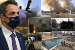 GRČKOJ SAD PRETE VRELI, OLUJNI VETROVI! Vatra se ponovo rasplamsala kod Atine, Micotakis očajan: ZEMLJA NAM JE BURE BARUTA! (FOTO, VIDEO)