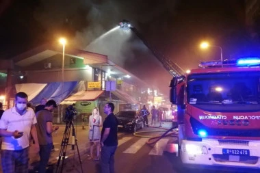 PONOVO GORI KINESKI TRŽNI CENTAR! Požar na Novom Beogradu! (VIDEO)