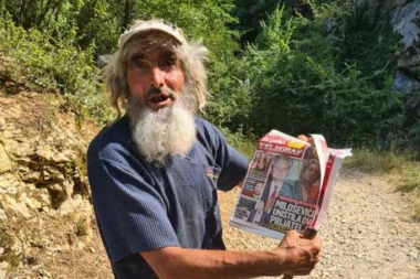 PEĆINSKI ČOVEK U CENTRU BEOGRADA: Panta Petrović proveo je dve decenije van civilizacije, a sada smo ga zatekli u srcu prestonice (VIDEO)