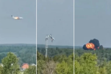 SRUŠIO SE PROTOTIP RUSKOG VOJNOG AVIONA: Letelica pala tokom trenažnog leta, POGINULA ČITAVA POSADA! (VIDEO)