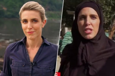 SVET BRUJI O NOVINARKI CNN KOJA SE PO DOLASKU TALIBANA POJAVILA S HIDŽABOM! Slikala se ispred opakih islamista i otkrila istinu o marami na glavi!