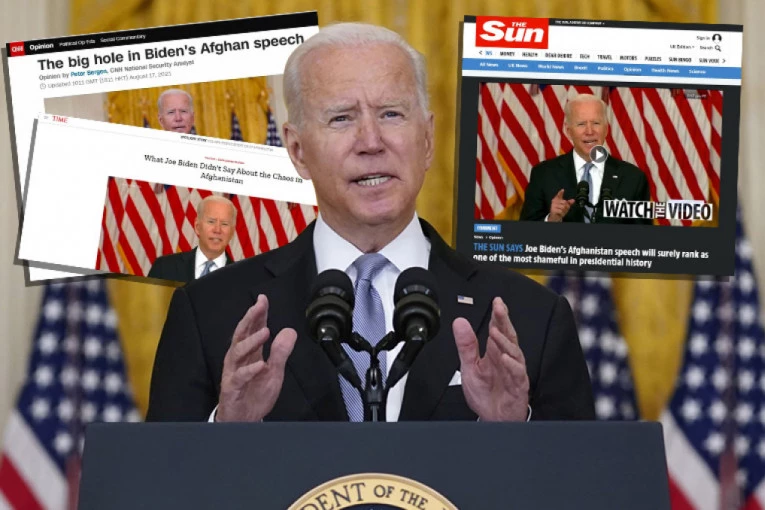 AVGANISTANCI SU KRIVI ŠTO SU SPUSTILI GLAVU PRED TALIBANIMA, A JA SAM ETIKETIRAN! Bajdenov govor razbesneo svet: TO SU NAJSRAMNIJE REČI U ISTORIJI PREDSEDNIKA SAD!