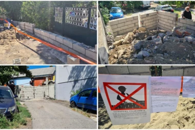 GRAĐEVINSKA INSPEKCIJA HITNO REAGOVALA: Bahatom investitoru iz Glamočke ulice zabranjeno izvođenje radova! (FOTO, VIDEO)