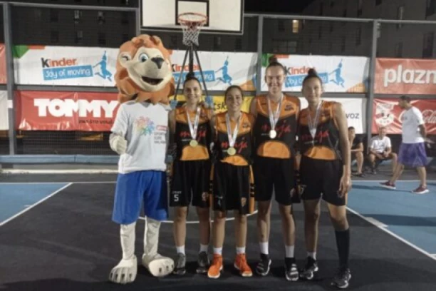 LAVICE ZLATNE U SPLITU: Devojčice iz Brčkog osvojile 3x3 turnir Sportskih igara mladih