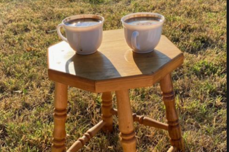 Stanija skuvala kafu za dečka i nju dok uživaju na travi