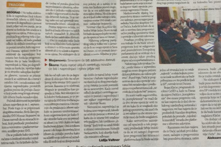 Vučić glavna meta napada informativnih strana u Danasu