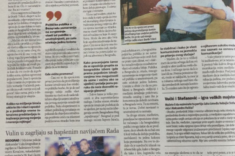 Analitičar u Danasu napada Vučića