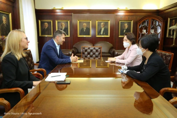 VAŽAN SASTANAK! Ambasadorka Čen Bo sa Zoranom Đorđevićem