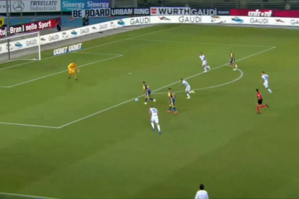 SRBIN MATIRAO HANDANOVIĆA: Srpski fudbaler MAJSTORIJOM zatresao mrežu Intera (VIDEO)