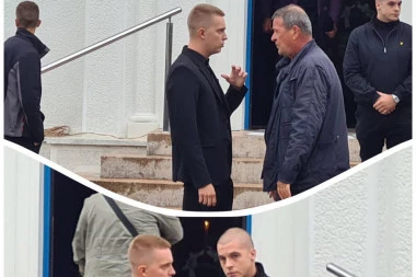 SKRHAN BOLOM  ISPRED KAPELE SE POJAVIO SIN MILANA GUTOVIĆA: Vidno potrešen obavlja poslednje pripreme pred sahranu! (FOTO)