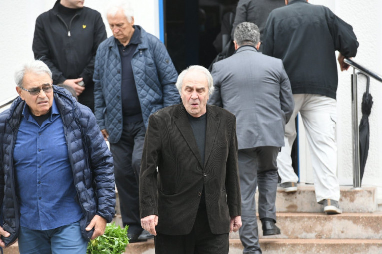 Goran Sultanović na sahrani Laneta Gutovića