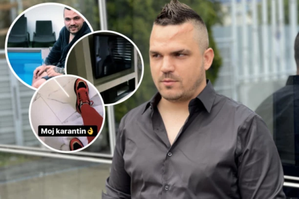 BANE ČOLAK UŠAO U KARANTIN PRE SVIH: Pokazao LUKSUZ koji ga je sačekao! (VIDEO)