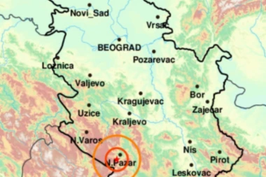 JAK ZEMLJOTRES KOD NOVOG PAZARA!