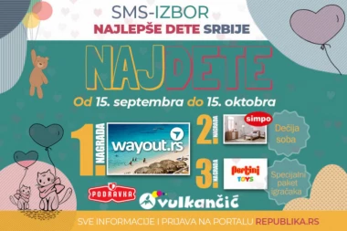 SPREMILI SMO VAM IZNENAĐENJE: Pored pobednika izbora za NAJDETE, nagrađujemo i prvih 100 mesta!