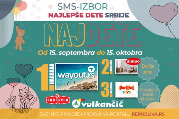 SPREMILI SMO VAM IZNENAĐENJE: Pored pobednika izbora za NAJDETE, nagrađujemo i prvih 100 mesta!