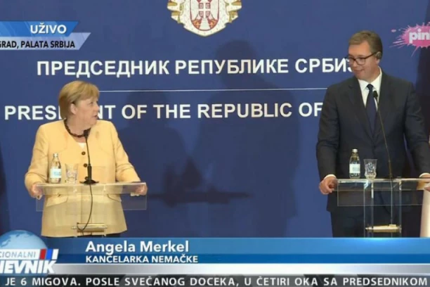 VUČIĆ I MERKEL SE OBRATILI JAVNOSTI POSLE SASTANKA! Predsednik: Zahvalni smo kancelarki, a kod nas zahvalnost ne traje kratko