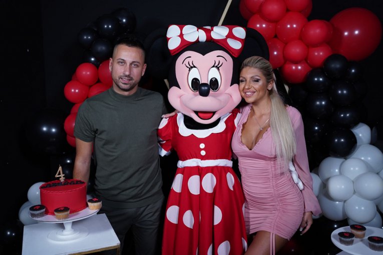 Marko Đedović i Ivana Šopić oduševljeni su bili organizacijom i dekoracijom rođendana
