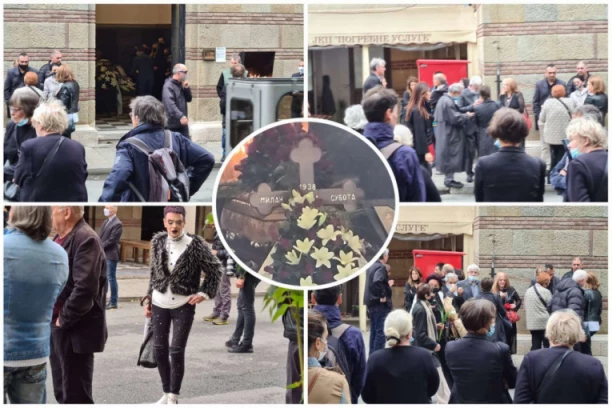 KOLEGE U VELIKOM BROJU PRISTIŽU NA SAHRANU MINJE SUBOTE: Rada Đuričin jedva prepoznatljiva, Snežana Dakić bleda kao krpa došla da pruži podršku porodici! (FOTO, VIDEO)