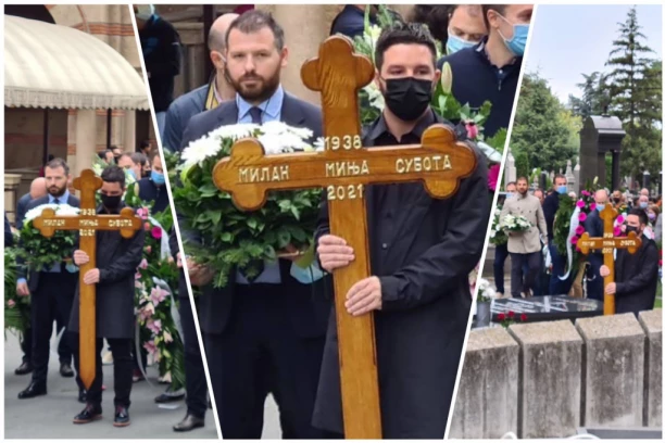 POVORKA SA VENCIMA I KOVČEGOM JE KRENULA KA GROBNOM MESTU:  Jecaji se prolamaju grobljem, Minju Subotu ispraćaju na VEČNI POČINAK (FOTO)