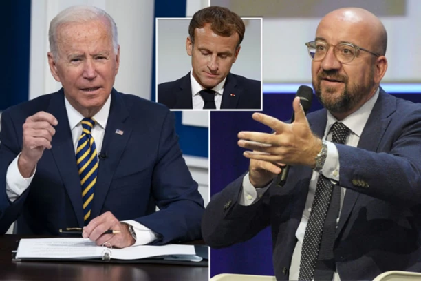 PUCA MOĆNI SAVEZ, EVROPSKA UNIJA ŽESTOKO ZAPRETILA BAJDENU! Izdajom Makrona američki predsednik je udario na Uniju, pa je stigla oštra poruka: BIĆE POSLEDICA!