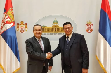 POLITIČKI DIJALOG I DRŽAVNA STABILNOST NEMAJU ALTERNATIVU: Dačić sa predsednikom Srpske lige