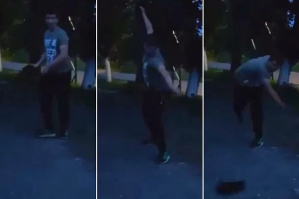 MALOLETNICI KOJI SU KRVNIČKI UBILI MAČE DOBILI KRIVIČNE PRIJAVE: Nesrećnu životinju iz sve snage udario o pod, dok je drugi snimao